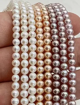 AAAA 5-6mm Genuine Natural Freshwater Pearls Nearround Loose Beads for Jewelry Making Supplies DIY Necklace Bracelet Accessories - Aliexpress - FashionsVida