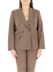 Blazer doppiopetto NOCCIOLA 21