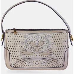 Bolso de hombro de en P.U. bordado