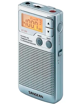 Radio Portable Dt-250 Silver One Size unisex - Sangean - FashionsVida