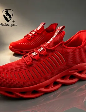 Zapatos de hombre de talla grande ligeros y transpirables para primavera/verano, zapatos de malla tejida cómodos y resistentes al desgaste, zapatos d - Shein - FashionsVida