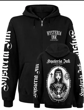 Kapuzenjacke - X Screaming Demons Laura Hourglass - S bis 5XL - für Männer - Größe S - schwarz - Männer - male - Hysteria Ink - FashionsVida