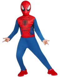 Spider-Man-Kinderkostüm Lizenzkostüm blau-rot - male