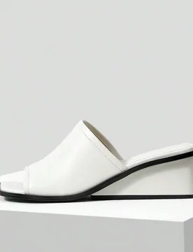 Sandalias tipo mule con cuña, zapatos de verano para vacaciones, Halloween, Navidad y primavera EUR41 - Shein - FashionsVida