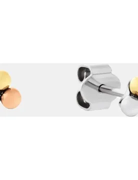 Pendientes Essential de acero bicolor - Tommy Hilfiger - FashionsVida