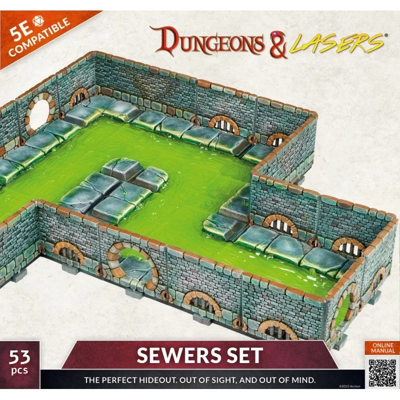 Dungeons & Lasers: Sewers Set - Archon Studio - FashionsVida