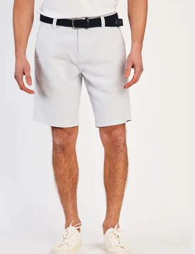 Cotton Mens Oxford Shorts with Belt - - Size: XL - Tokyo Laundry - FashionsVida