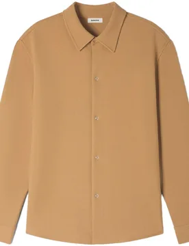 Camisa de punto de hombre corte clásico manga larga - sandro - FashionsVida