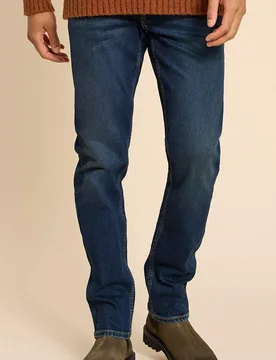 Eastwood Straight Jeans - Dark Denim - White stuff - FashionsVida