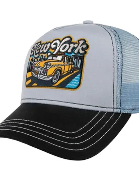 NYC Yellow Cab Trucker Cap by - light blue - Female - Size: One Size - JJ Hats - FashionsVida