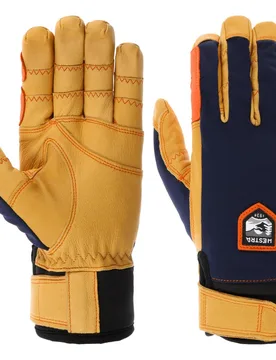 Ergo Grip Active 5-Finger Gloves by - navy-brown - Female - Size: 11 HS - Hestra - FashionsVida