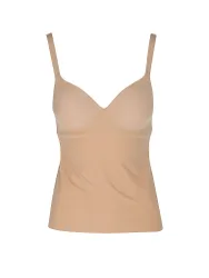 Top - Top de sujetador con efecto push-up ZERO FEEL nostalgic brown marrón claro M