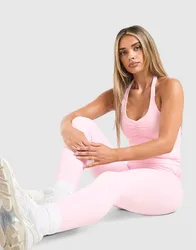 Ruche Side Leggings - Damen, Rosa - female - Size: S