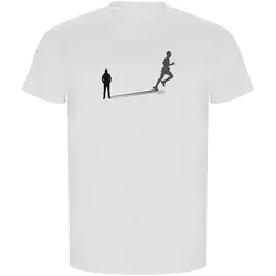 Maglietta A Maniche Corte Shadow Run Eco White 2XL