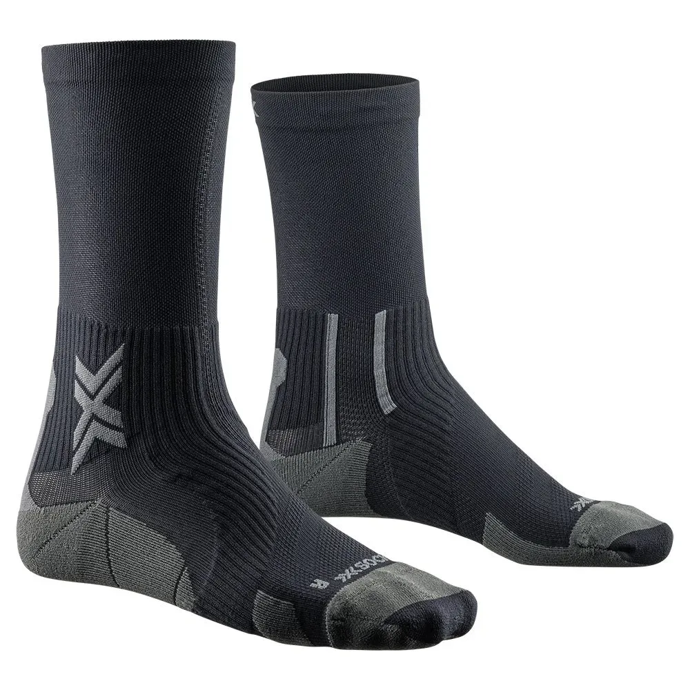 Calzini Run Perform Crew Black / Charcoal EU 39-41 - X-SOCKS - FashionsVida