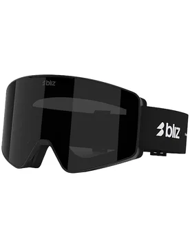 Skibrille G001S Matte Black Smoke aus Wolle schwarz - Bliz - FashionsVida