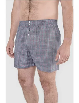 Bóxer de tela de hombre gris - El Búho Nocturno - FashionsVida