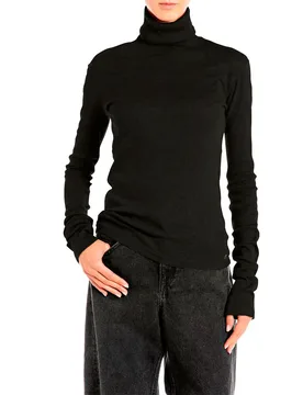 Maglietta A Maniche Lunghe W35 .000.23970 Black 2XS - Replay - FashionsVida