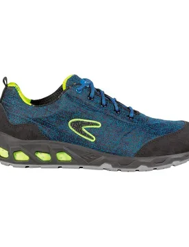 Chaussures De Sécurité Reused Navy Blue / Black / Lime EU 42 - COFRA - FashionsVida
