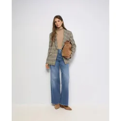 Vaqueros faith push in wide de mujer