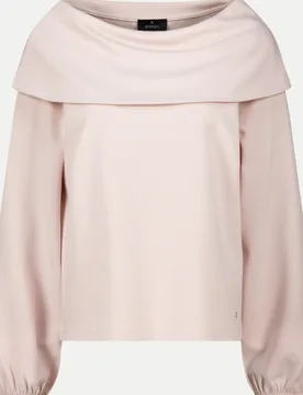Sweatshirt mit Carmen-Ausschnitt Rosa 38 - monari - FashionsVida