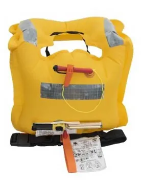 Air Bag Smart 150n Life Jacket Yellow One Size unisex - Veleria San Giorgio - FashionsVida