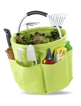 Garten Caddy XL Grün, großer Aufbewahrungscaddy mit Außentaschen - Maximex - FashionsVida