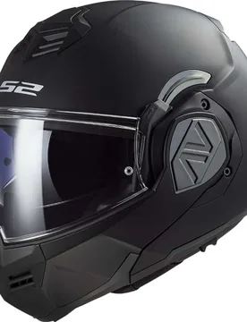 Casco Modulare Omologato P/J FF906 ADVANT SOLID Nero Opa taglia XL - LS2 - FashionsVida