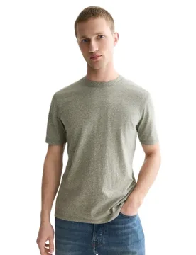 T-shirt à Manches Courtes 183725 Forest Night Melange L - Scotch & Soda - FashionsVida