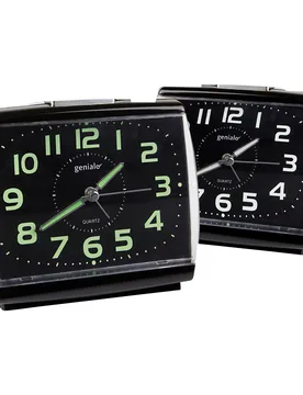 Leuchtwecker, 2er-Set silber - genialo - FashionsVida