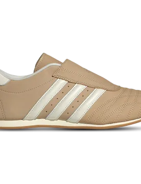 Taekwondo Damen Sneaker - Beige - Größe 37 1/3 - Leder Beige 37 1/3 - Adidas - FashionsVida