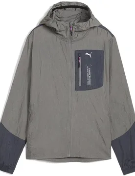 Giacca A Vento Seasons Windcell Cast Iron L - Puma - FashionsVida