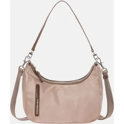 Bolso pequeño con bandolera extraíble y regulable de nylon en rojo brillante