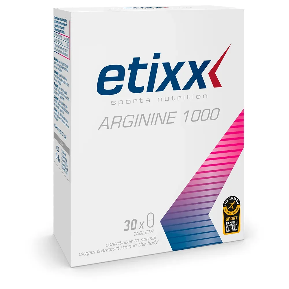 Comprimés Arginine 1000 30 Unités - Etixx - FashionsVida