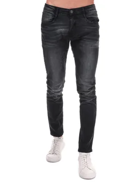 Mens Maylead Slim Fit Jean In Black Cotton - Size 40 (Waist) - Duck and Cover - FashionsVida