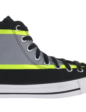 Hi-Vis Mens Black Plimsolls Canvas (Archived) - Size Uk 8 - Converse - FashionsVida