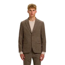 Blazer Reed Wool Slim Medium Brown Melange / Check 50
