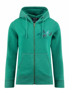 Weird Fish Franchises Graphic Full Zip Hoodie Size 12 - sale all-sale sale womens women women all-womens women sweatshirts-hoodies women sweatshirts-h - Green Ivy - FashionsVida
