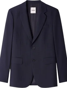 Chaqueta de traje para hombre con corte ancho de lana virgen - sandro - FashionsVida