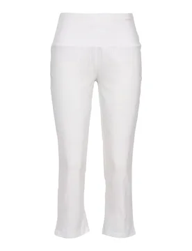 Komfort-Capri-Schlupfhose „Karin“ weiss L Damen - wedolina - FashionsVida
