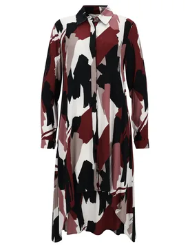 Apricot Bruhtroke Print Dre female - S - FashionsVida