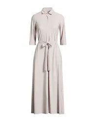 Vestido midi Mujer Gris 36 Mujer
