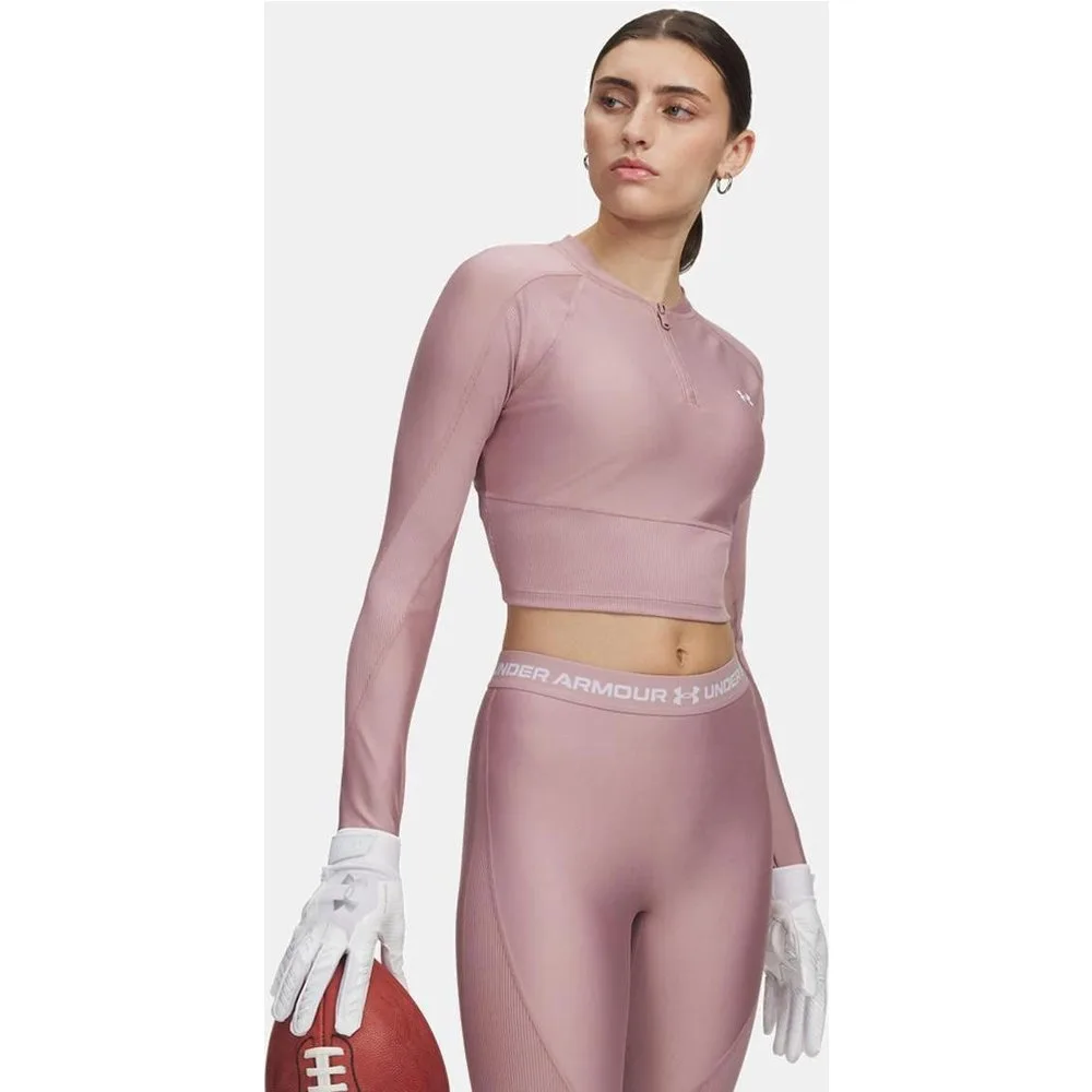 Camiseta de mujer HG Rib 1-4 Zip - Under Armour - FashionsVida
