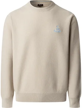 FaÇonnable Pull Waffle Co Bird Light Beige M - Façonnable - FashionsVida