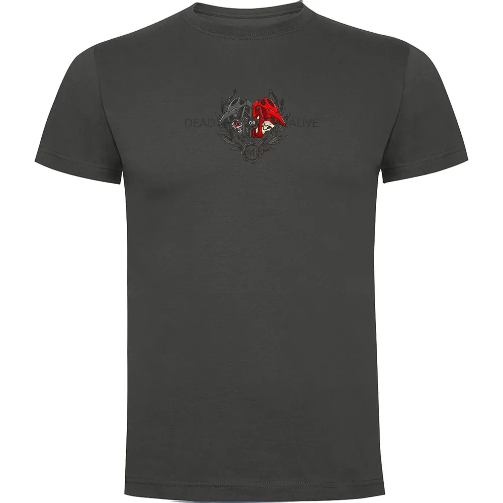 Maglietta A Maniche Corte Dead Or Alive Grey - Kruskis - FashionsVida