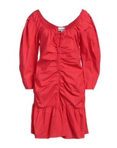 Minivestido Mujer Rojo 36 Mujer - Ganni - FashionsVida