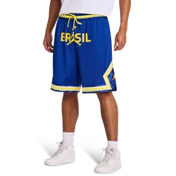 Brazil Men Shorts - Blue - Size XS - Poly Mesh - Blue - Size: Extra Small