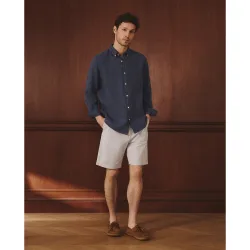 Bermuda de hombre en tejido seersucker