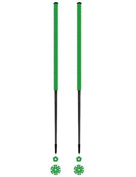 Bâtons de ski de randonnée - Pomme - Taille 115 cm - Vert - Les batons d'Alain - FashionsVida