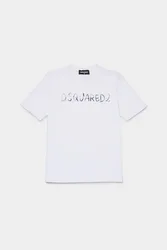 Dsquared t-shirt bambina bianco